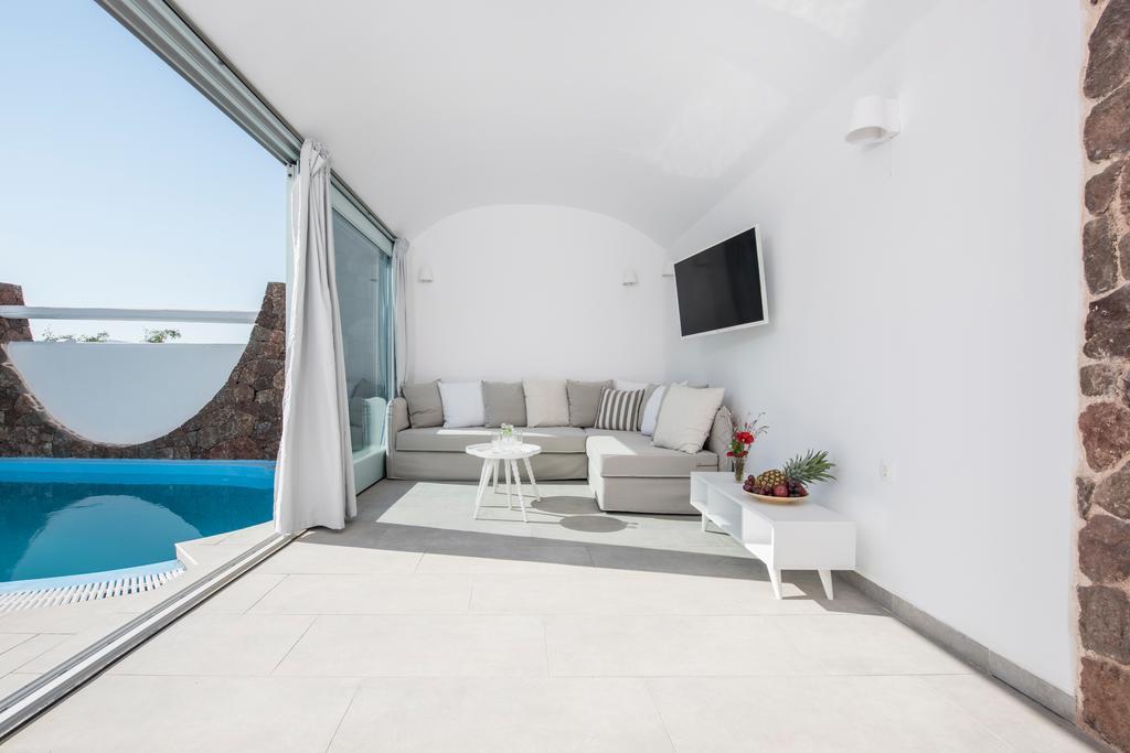 Secret Earth Villas - Santorini Kamári Exterior foto